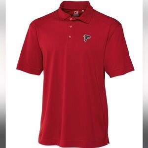Cutter & Buck Atlanta Falcons CB Drytec Solid Mens Polo size Large